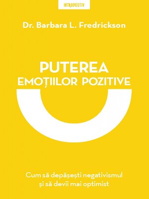 cover image of Puterea Emoțiilor Pozitive